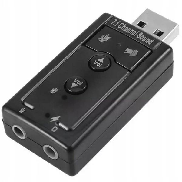 AK103B Karta dźwiękowa virtual 7.1ch usb zdjęcie 1