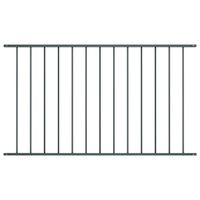 Panel ogrodzeniowy, kryta proszkowo stal, 1,7x0,75 m, antracyt