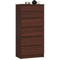 Komoda do sypialni, pokoju, 6 szuflad, STILO, 60x40x130 | TYLETEGOTU