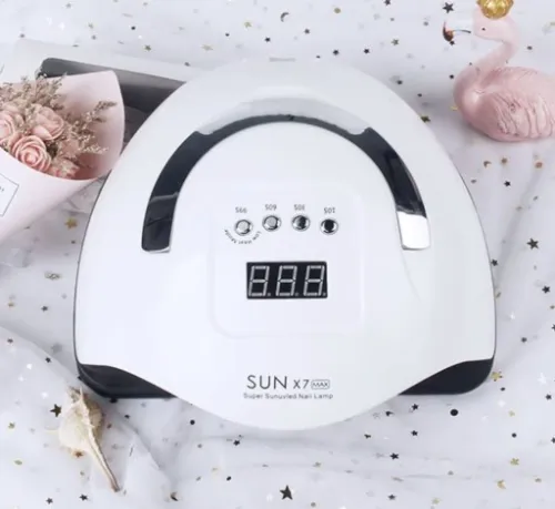 LAMPA DO PAZNOKCI UV LED 220W DO HYBRYD ŻELI MOCNA HYBRYDY SUN X7 MAX LCD na Arena.pl