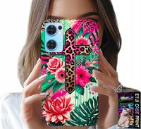 ETUI DO OPPO RENO7 5G - KRZYŻ, RÓŻA CHRZEŚCIJAŃSTWO JEZUS PLECKI