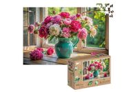 Drewniane puzzle XXL 500szt Kwitnące okno 50431