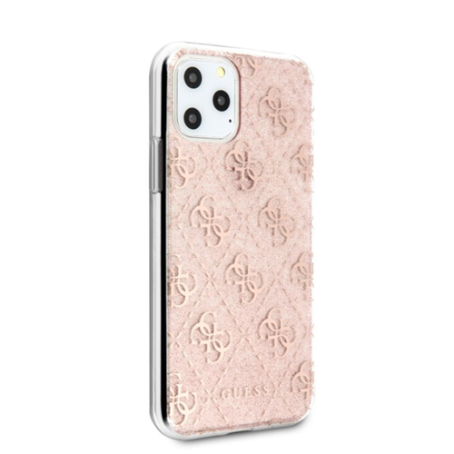 Guess 4G Glitter - Etui do iPhone 11 Pro (Pink) na Arena.pl