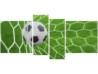 120CM 55 OBRAZ 4 ELEM PIŁKA BRAMCE ŚCIENNY