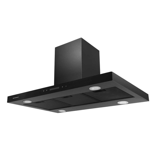 Okap kuchenny 90 cm Czarny Berdsen BE-90E zdjęcie 2