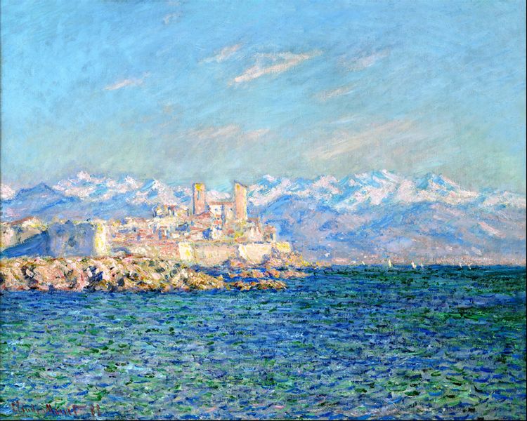 Antibes afternoon effect, Claude Monet - plakat 91,5x61 cm zdjęcie 1