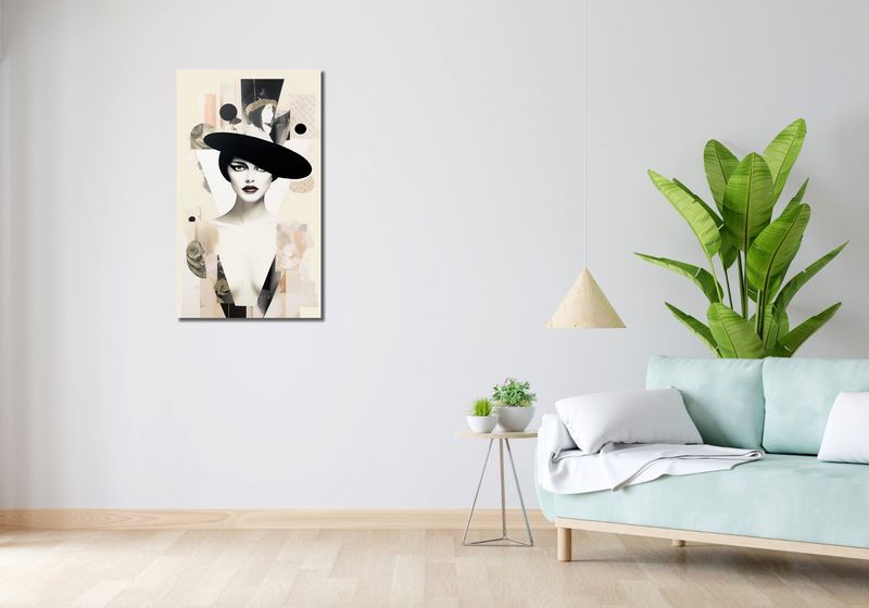 Obraz 50x90cm Portret en Décalage zdjęcie 2
