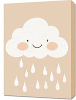 Obraz 50x70cm Wzory dla Dzieci, Dziewczynki i Chłopca - Chmurka