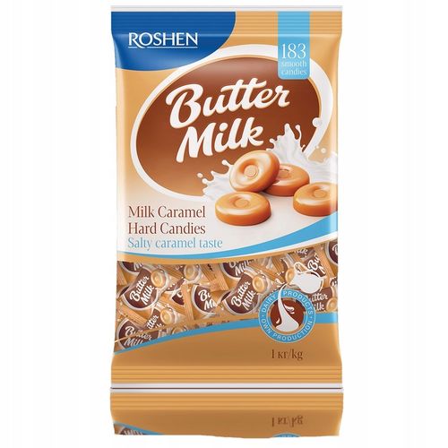 Roshen Butter Milk Cukierki karmelki mleczne 1 kg na Arena.pl