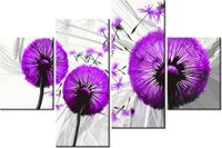 140CM 70 OBRAZ DMUCHAWCE FIOLECIE ŚCIENNY