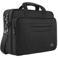 Torba na laptopa 17,3” MATEIN dwukomorowa, kolor czarny, 47x33x14 cm