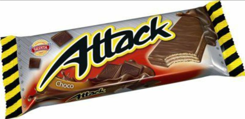 IDC Attack Wafel Czekoladowy 30g zdjęcie 1