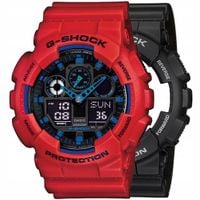 ZESTAW G-SHOCK GA-100-1A2ER CZERWONY CZERWONY