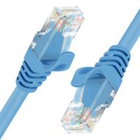 2 x Kabel przewód sieciowy UTP Cat. 6 20m Unitek blue