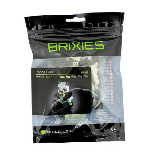 MINI Klocki BRIXIES Miś Panda Siedzący na Arena.pl