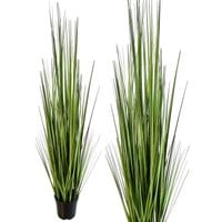 SZTUCZNA TRAWA W DONICZCE TRAWA OZDOBNA 80 cm ROŚLINA FEJKA DEKORACJA