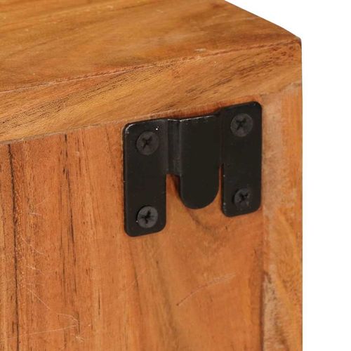 Stolik nocny 2 pcs Brązowy 35 x 33 x 48 cm Drewno akacjowe na Arena.pl