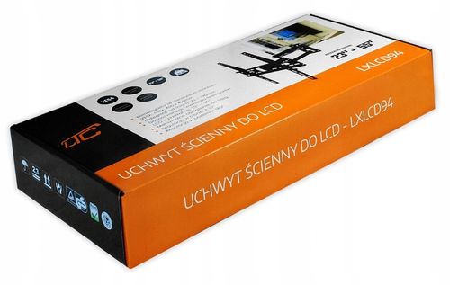 MOCNY UCHWYT ŚCIENNY TV DO TELEWIZORÓW 23-55 CALI na Arena.pl