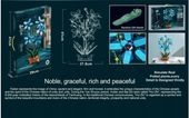 Klocki Konstrukcyjne Orchidea o Kwiecie Lotosu / Kolor Niebieski