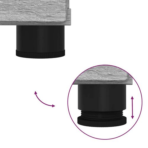 Szafka Łazienkowa z szufladą Szary dąb sonoma 76,5 x 35 x 64 cm na Arena.pl