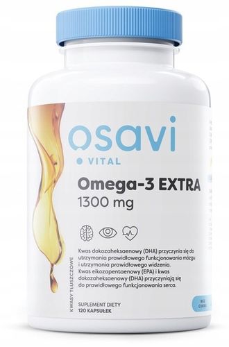 OSAVI OMEGA-3 EXTRA VITAL 1300MG CYTR 120 SOFTGELS na Arena.pl