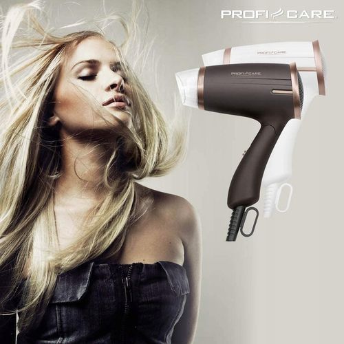 SUSZARKA DO WŁOSÓW SKŁADANA Turystyczna MOCNA 1400W Zimny Nawiew na Arena.pl