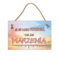 Nic nie tworzy – Obraz – Tabliczka motywacyjna 20×30