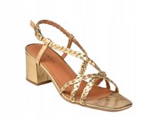 Damskie sandały JONAK złote rozmiar 37