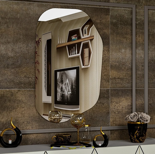 Designerskie Lustro ścienne asymetryczne 55x85 cm na Arena.pl