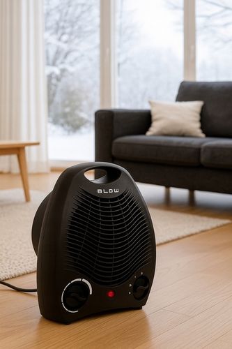 MOCNY TERMOWENTYLATOR ELEKTRYCZNY FARELKA GRZEJNIK TERMOSTAT 2000W na Arena.pl