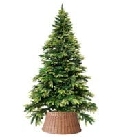 OSŁONA NA STOJAK POD CHIONKĘ WIKLINOWA FI 80 cm , KOSZ POD CHOINKĘ NATURAL