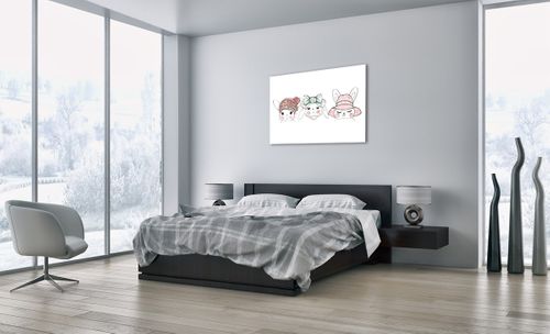 Obraz Na Płótnie - Królik Dziecko - 100X70 Cm - Aa100X70-2852 na Arena.pl