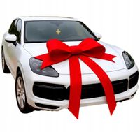 Ogromna Kokarda Metr 100 cm Szerokości PIĘKNA - Na Prezent / Auto /