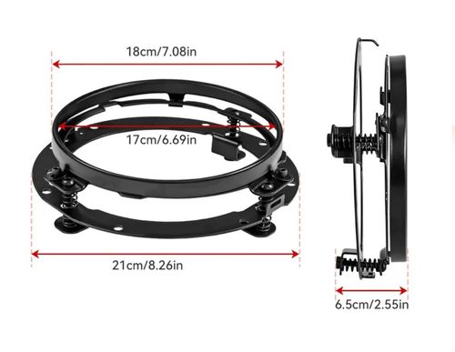 Wspornik 7” do reflektora LED – dla Jeepa, Harleya, Defendera na Arena.pl