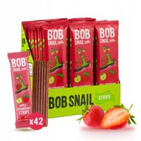 Paski owocowe jabłko-truskawka TM BOB SNAIL 420g (30x14g)