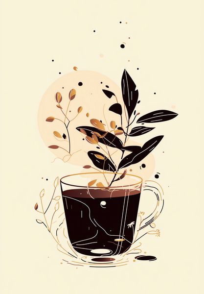 Plakat 68x98cm Jesienna Donica zdjęcie 1