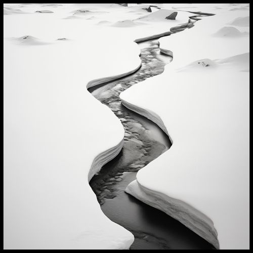 Plakat 70x70cm Szczeliny Mrozu na Arena.pl