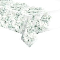 Obrus papierowy biały Eukaliptus, 120x180 cm