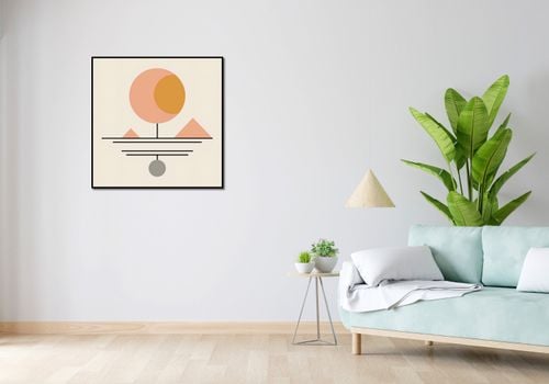 Plakat 80x80cm Geometryczna Utopia na Arena.pl