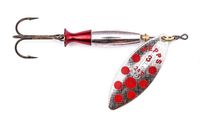 Mepps AGLIA LONGHEAVY srebrny / czerwone kropki 3 / 24 g