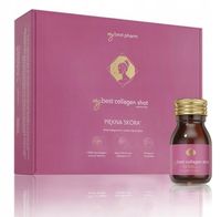 MyBestPharm Smak TROPICAL GLOW MyBestCollagen SHOTY Na skórę 30 buteleczek