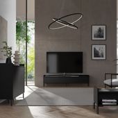 Zestaw mebli do salonu Liam Czarny