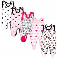 ŚPIOCHY Śpioszki ROZPINANE 5 PAK DZ 86 KLEKLE