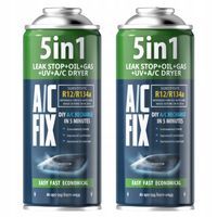 Czynnik chłodniczy klimatyzacji AC FIX 5w1 2x Gaz Uszczelniacz R134a 470g
