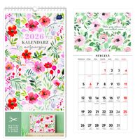 KALENDARZ MOTYWACYJNY 22x46 CM KWIATY 2026 INTERDRUK