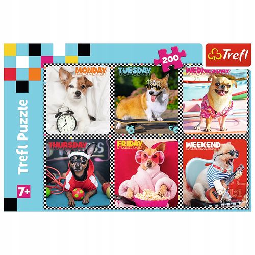 puzzle 200 wesołe psy 13279 na Arena.pl