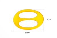 Upinacz dekoracyjny żółty