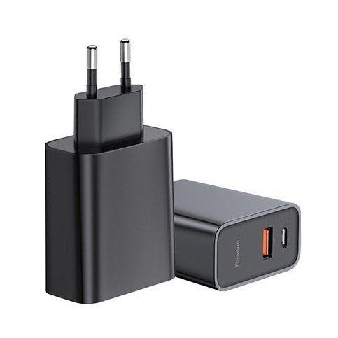 BASEUS SPEED PPS QC3.0 + USB-C NETWORK CHARGER BLACK na Arena.pl