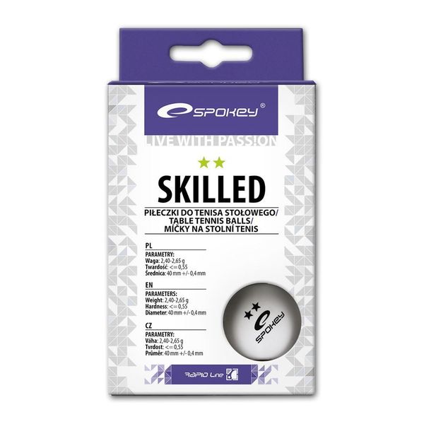 Spokey SKILLED - Pileczki do tenisa stolowego zdjęcie 2