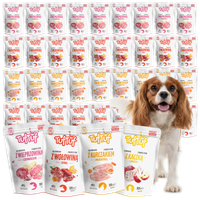 MOKRA KARMA DLA PSA TUFTUF SASZETKA MIELONKA MIX SMAKÓW mięso drób 40x100g